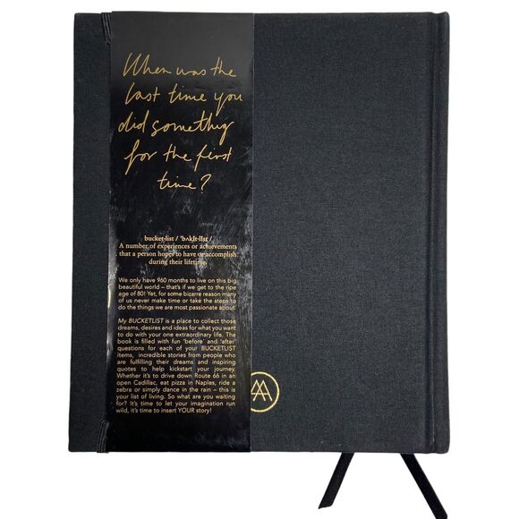 Travel Planner Hardcover Journal Book Axel & Ash My Bucket List Fill-In Dreams - Picture 3 of 15